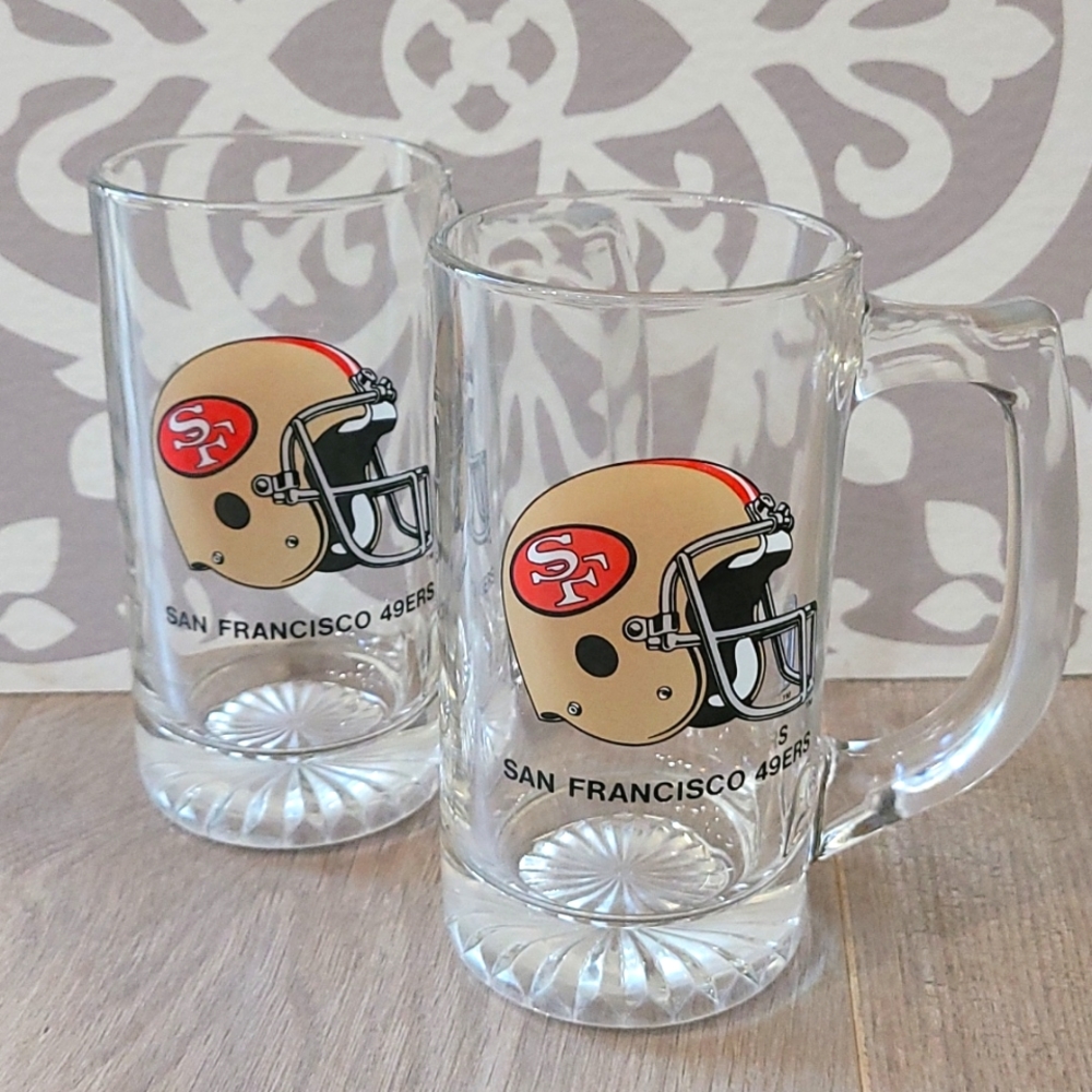 Set of 2 FortyNiner Beer Mugs